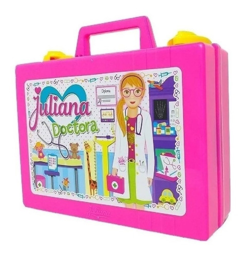 Imagen 1 de 4 de Valija Juliana Doctora Chica Con 18 Accesorios D012