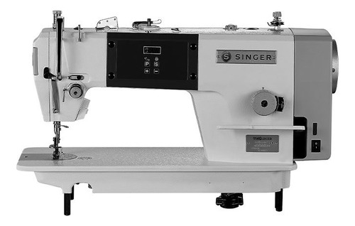 Máquina de costura reta Singer 114G-20CE branca 110V