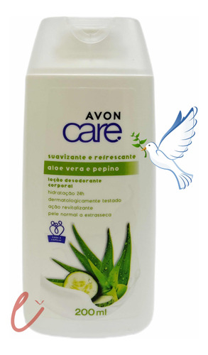 Avon Care Loção Hidratante Corporal Aloe Vera E Pepino 200ml