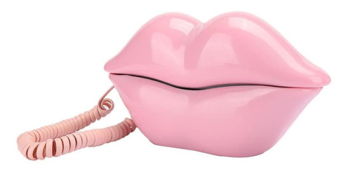 Estilo Europeo Hogar Teléfono De Moda Rosa Labios Forma De