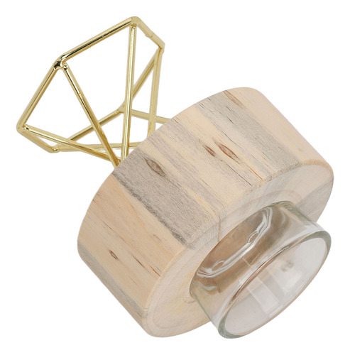 Kit De Portavelas, Candelabro De Madera Decorativo