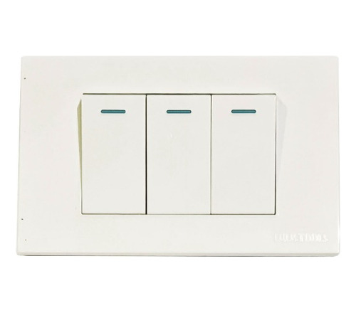 Interruptor Luz Doble Sec 220v 16a Pared Muro Hogar