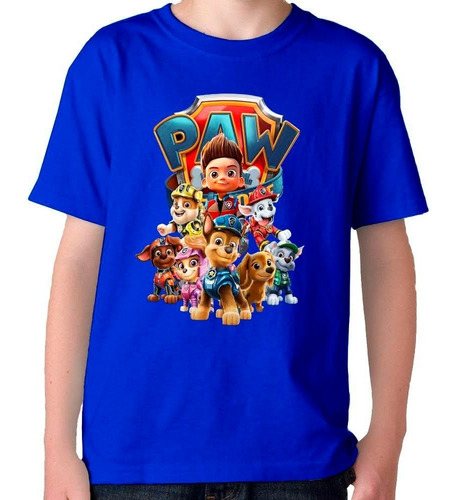  Remera Camiseta Algodón Patrulla Canina Paw Patrol