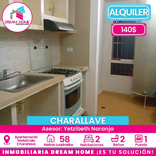 Apartamento En Alquiler Urb Parque Residencial Matalinda - Charallave