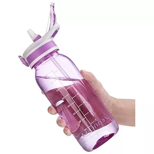 Botella De Agua Pajita, Botella De Agua Reutilizable Si
