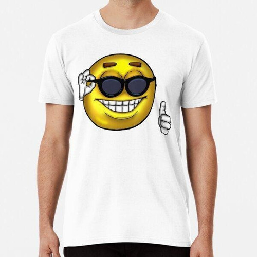 Remera Gafas De Sol Thumbs Up Meme Algodon Premium 