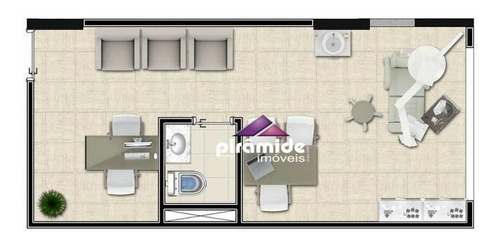 Imagem 10 de 17 de Sala À Venda, 31 M² Por R$ 276.994,00 - Jardim Aquarius - São José Dos Campos/sp - Sa0592