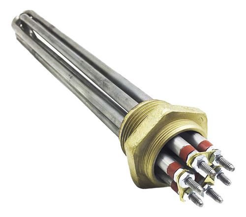 Resistencia 9kw 3 Elementos Flange 1.1/4 Para Sauna 220v