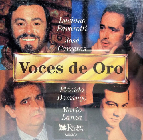 Voces De Oro - Pavarotti - Carreras - Domingo - Lanza Cd 