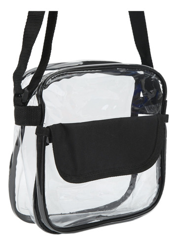 Bolsa De Mensajero Transparente Con Cremallera De Pvc Ajusta