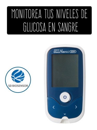 Imagen 2 de 5 de Glucómetro Sd Gluconavii Gdh - Medidor De Glucosa