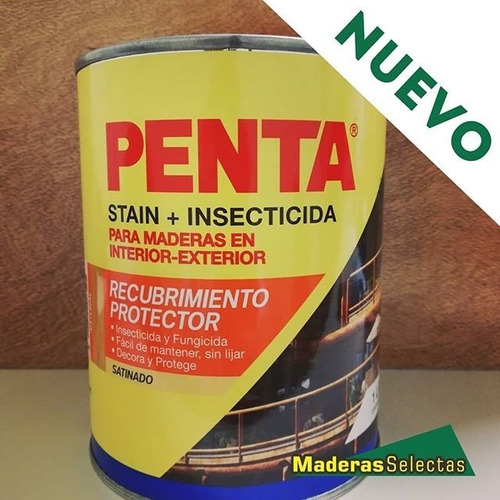 Penta  Stain + Insecticida Interior/exterior X4lts Satinado