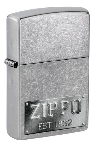 Imagen 1 de 10 de Encendedor Zippo Lighter Design Street Chrome Logo Est 1932