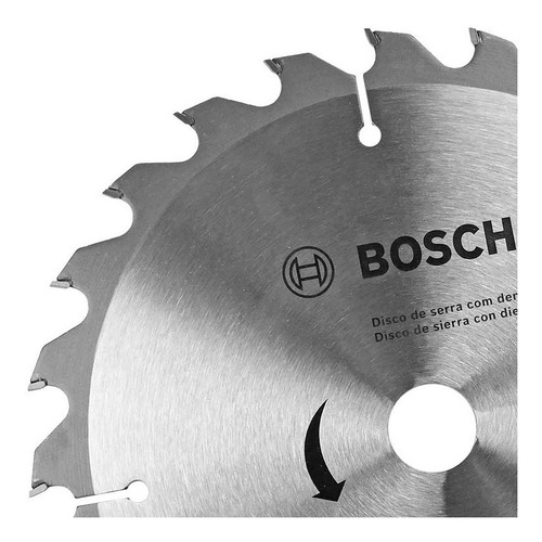 Disco Sierra Circular Bosch 7-1/4 X 40 Dientes Corte Madera