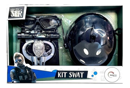 Kit Set Policía Swat Con Accesorios Isakito En Mi Cielo Azul