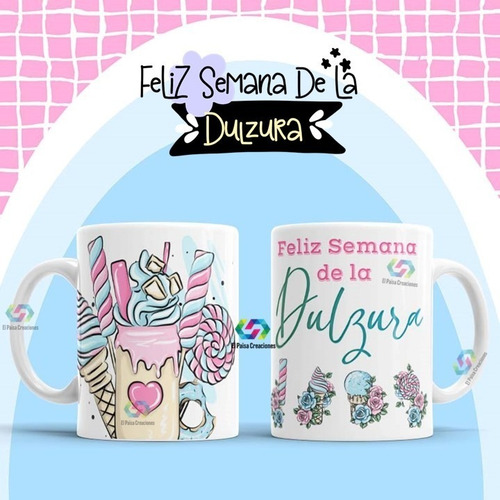 Semana De La Dulzura Taza X 20 Una Golosina Por Un Beso