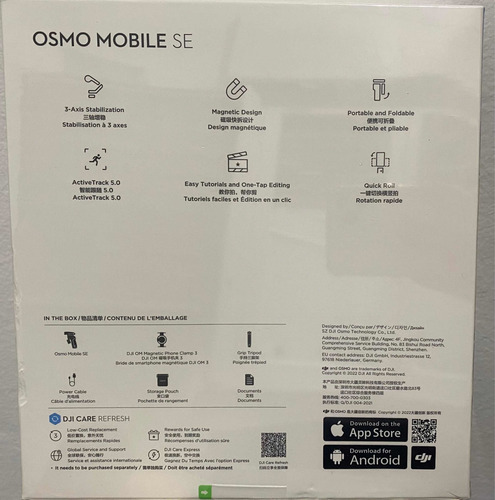 Imagen 2 de 5 de Estabilizador Gymbal Osmo Mobile Se Dji Combo Brazo + Kit