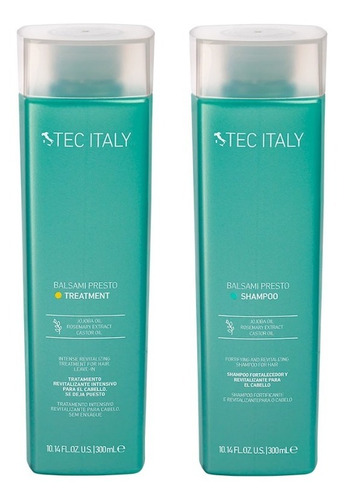 Tec Italy Shampoo Y Tratamiento Balsami Presto 300ml