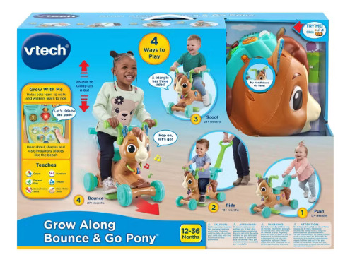 Grow Along Bounce & Go Pony 4 En 1 Juguete Interactivo