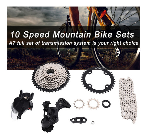 Bicicleta De Montaña A7, Juego De Grupo De Velocidades 1x10,