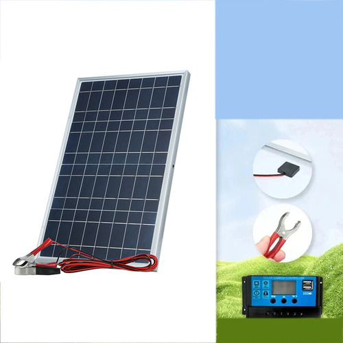 Kit Completo De Paneles Solares De 12 V, 30 W De Potencia, P