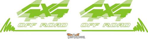 Imagen 6 de 7 de Calco 4x4 Off Road Kit 02 Ploteados Calcos Graficastuning