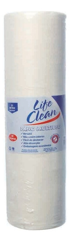 Pano para limpeza Life Clean Pano multiuso bobina perfex 28cm x 25m branco life clean pano branco 30 u