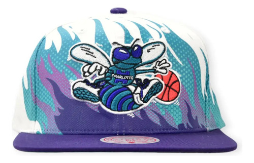 Charlotte Hornets Nba Gorra Mitchell And Ness Hot Fire