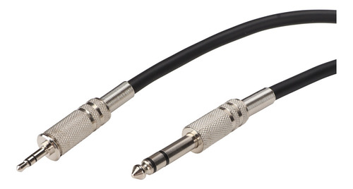 Imagen 4 de 10 de Cable De 6,35 Mm Macho A 3,5 Mm Jack Auxiliar Estéreo Profes
