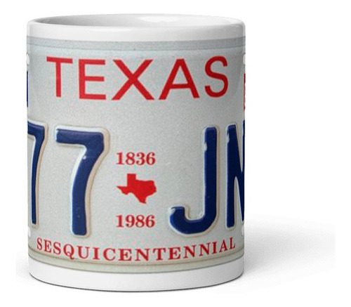 Taza Texas Patente Fierrera Taza Ceramica