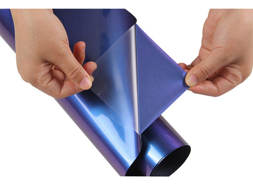 Vinilo Textil Termotransferible Camaleon Violeta/azul Marino