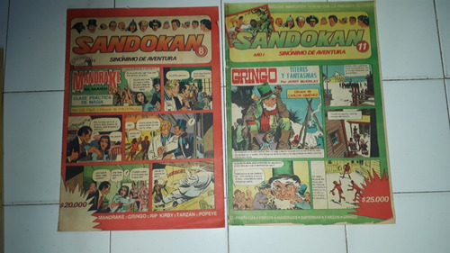 Revistas Sandokan Leer Descripcion! (Usado)