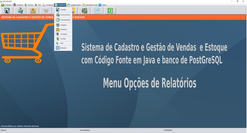 Código Fonte De Sistema De Vendas Em Java - Siscgve