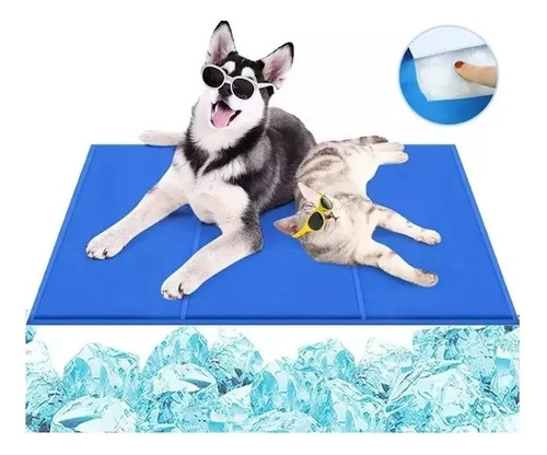 Colchon Refrescante Para Mascotas Perros Gatos 45cm X 60cm 