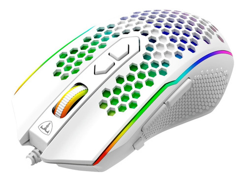 Mouse Gamer T-dagger Imperial White Con Cable Usb 7200 122gr