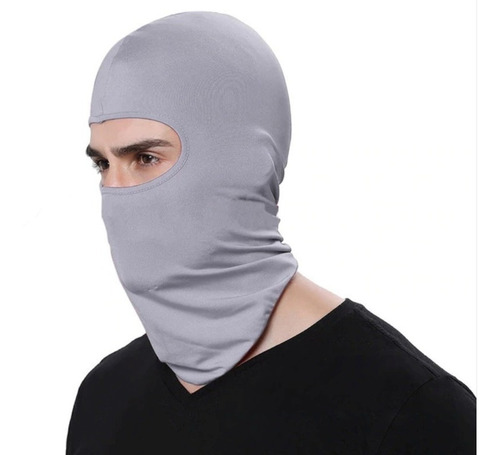 Mascara Balaclava Pasa Montañas Moto Correr Tactico Color 3 Gris Claro