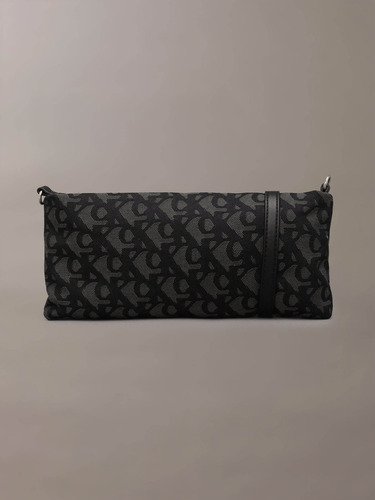 Bolsa Calvin Klein Crossbody Para Mujer Con Monograma Negro