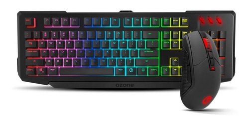 Kit Gamer Ozone Double Tap Teclado + Mouse Español