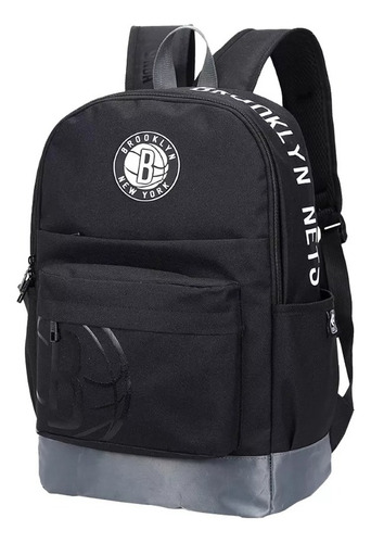 Mochila Basquet Nba Deportiva Equipos Bolsillos Importada