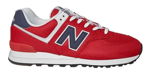 Zapatillas New Balance Ml574sch Urbanas Rojas Originales