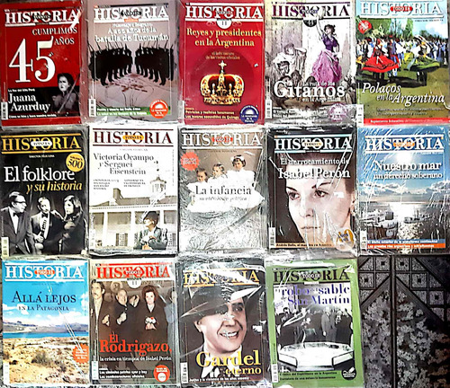 Lote X 14 Revistas Todo Es Historia En Bolsa Sin Abrir #