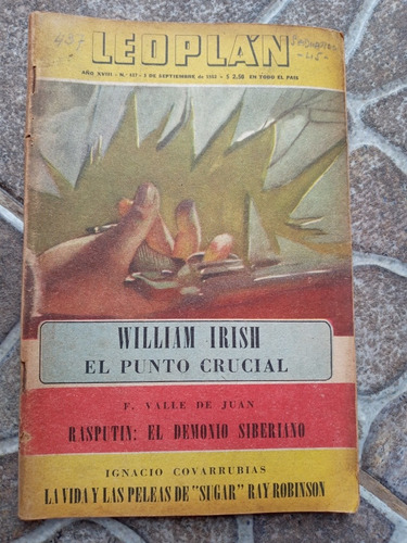 Leoplan N.437 3 Sept. 1952 El Punto Crucial William Irish