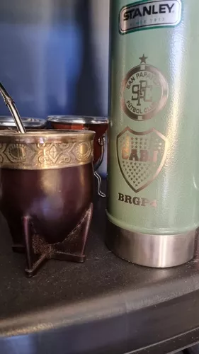 Matero Argentino Yerba Mate + Termo Personalizado Para Mate