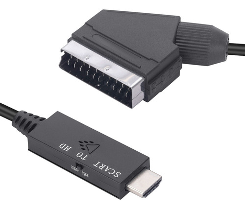 Adaptador De Cabo Scart Para Hdmi Para Hdtv Stb Vhs Dvd