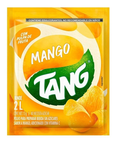 Bebida En Polvo Tang Mango 13 G