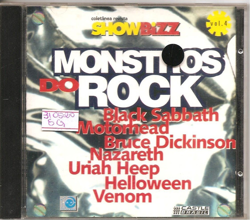 Cd Vários - Monstros Do Rock Vol. 4