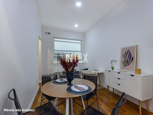 Imagem 2 de 30 de Apartamento À Venda Com 2 Quartos, Sala, Cozinha E 1 Vaga De Garagem Em Copacabana - Ap01712 - 70267898