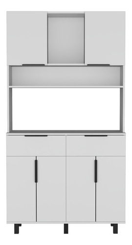 Alacena Oshawa 105 X197 Rta Blanco