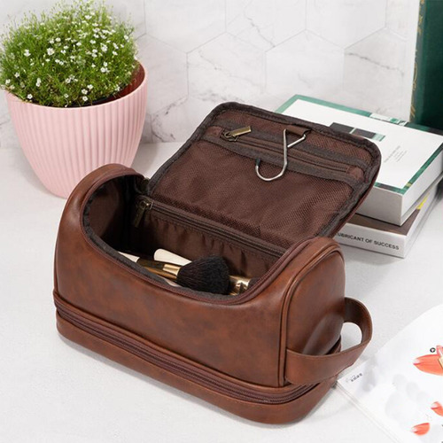 Bolsa De Aseo Portátil De Pu, Regalos De Viaje For Hombres,
