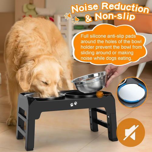Cuencos Elevados Para Perros, 4 Cuencos Elevados Para Per...